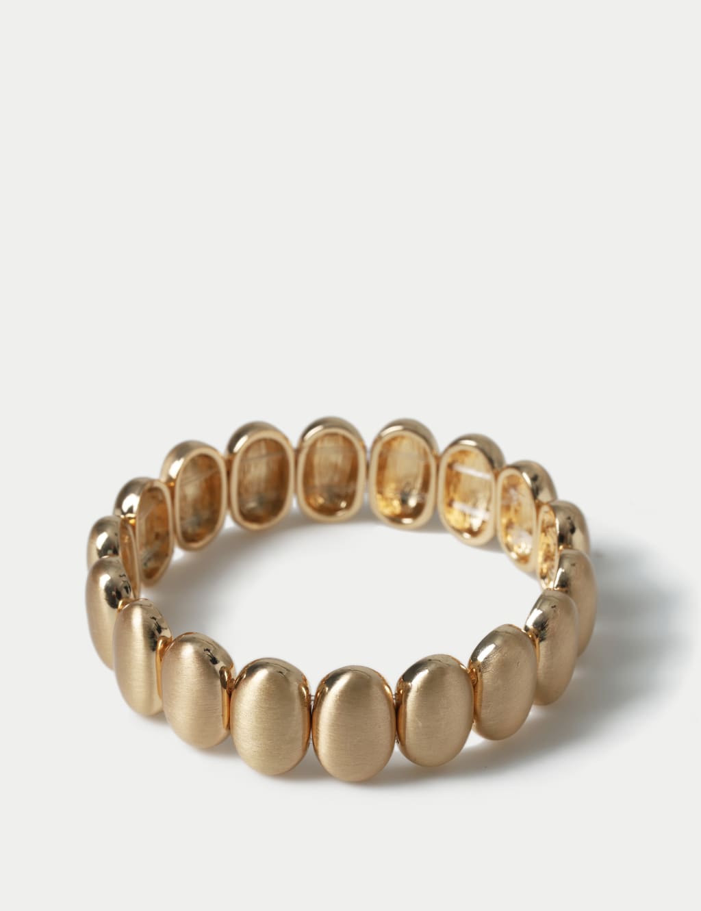 Gold Tone  Brushed Stretch Wristwear 2 of 2