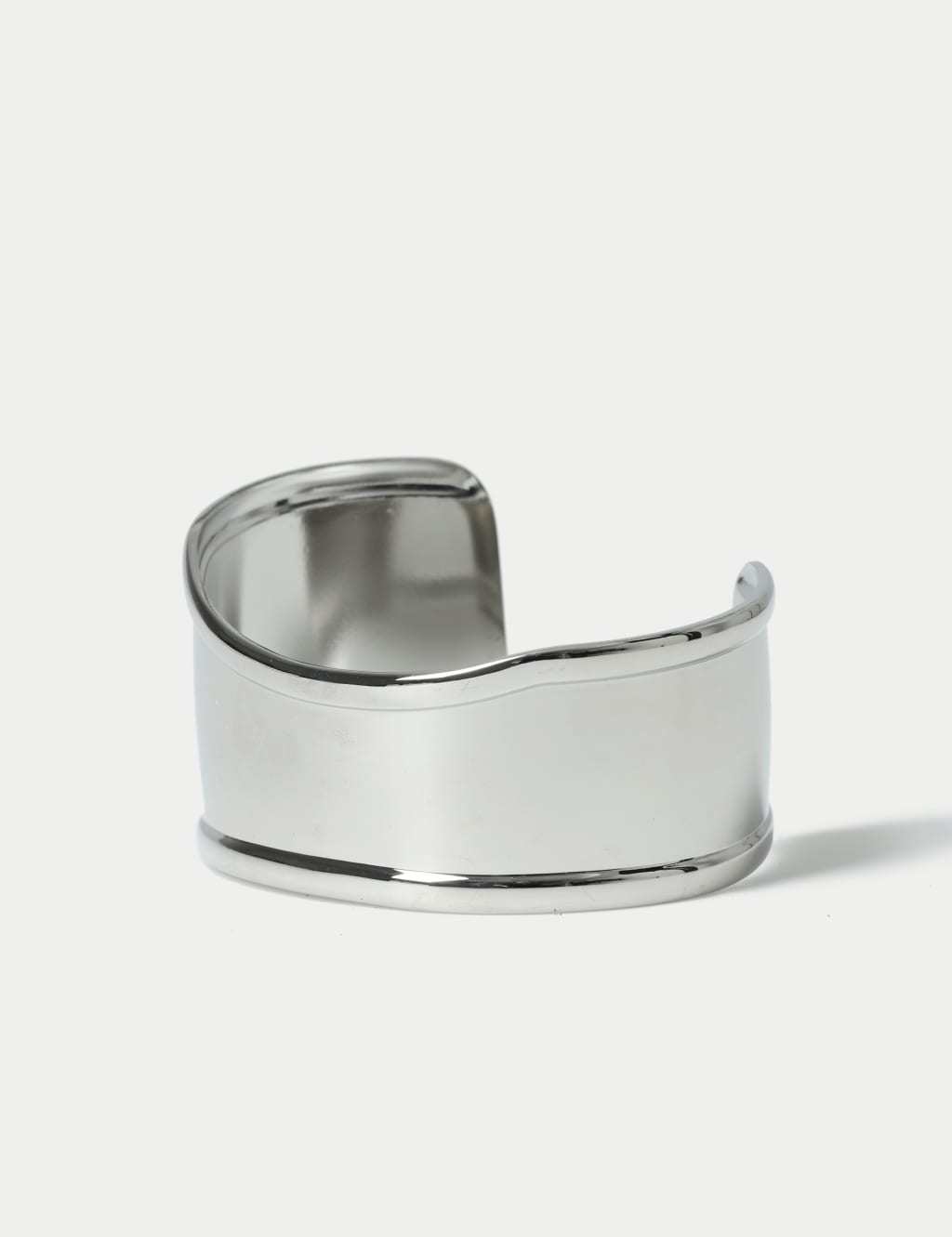 Stainless Steel Wave Cuff 2 of 2