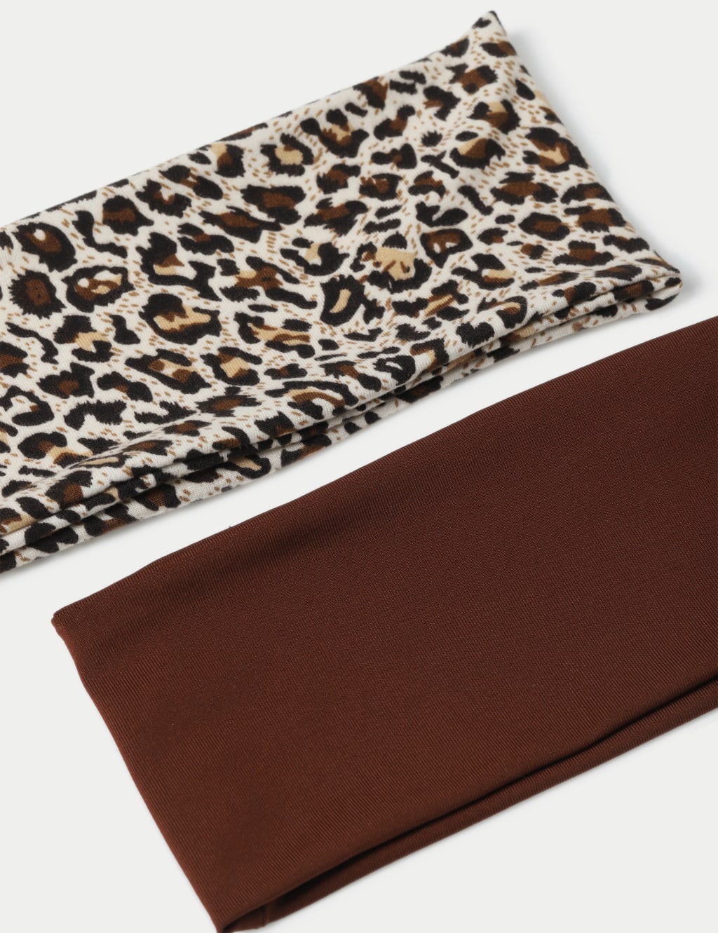 2pack Leopard Print Brown Headband 2 of 2