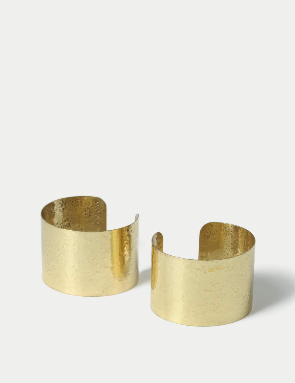 2 Pack Hammered Texture Cuff Set 2 of 2