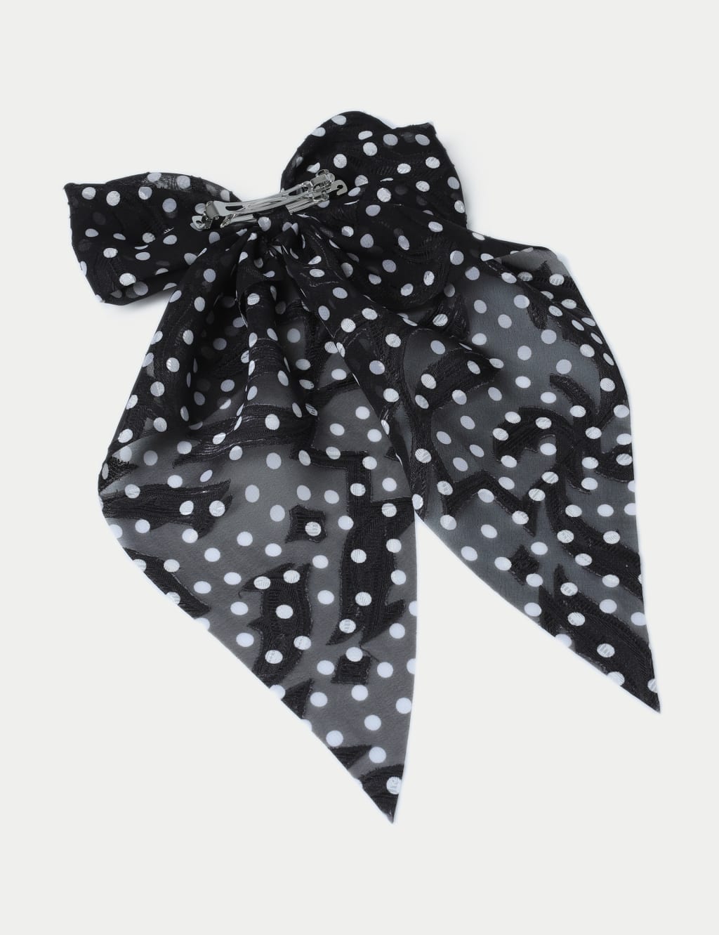 Polka Dot Oversized Bow 2 of 3