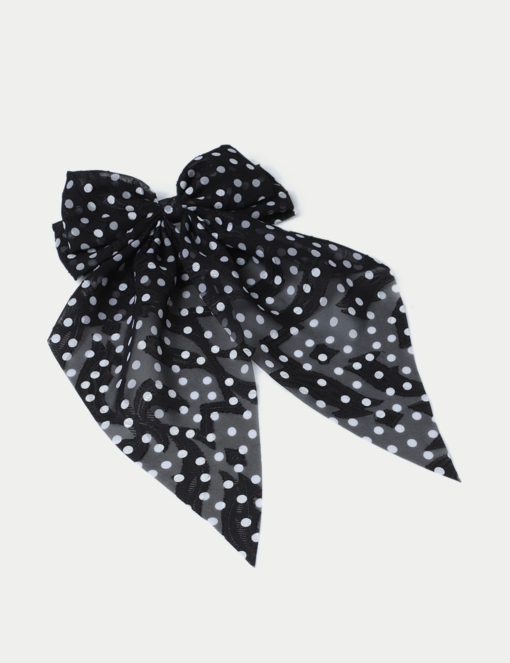 Polka Dot Oversized Bow 3 of 3