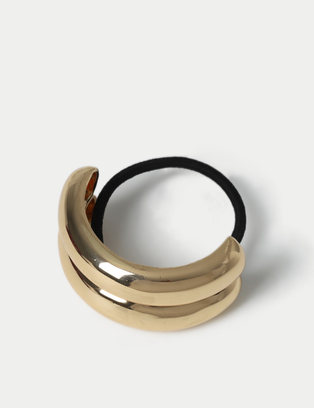 Gold Tone Barrel Ponio Hair Accessory 2 of 2