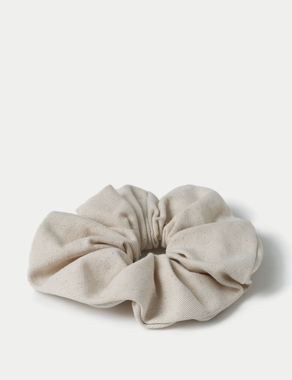 Beige Hair Scrunchie 2 of 2