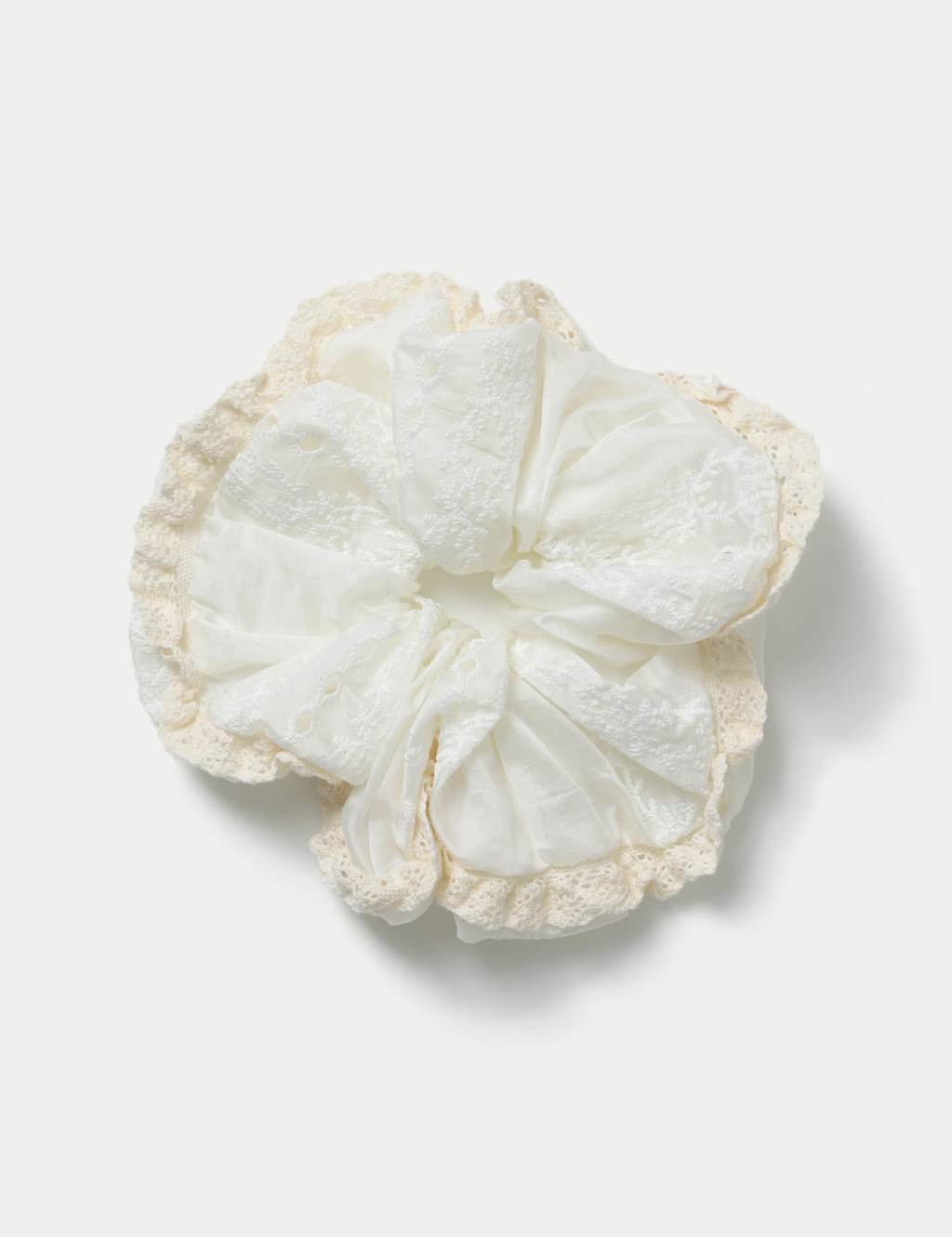 Floral Linen Scrunchie 2 of 2