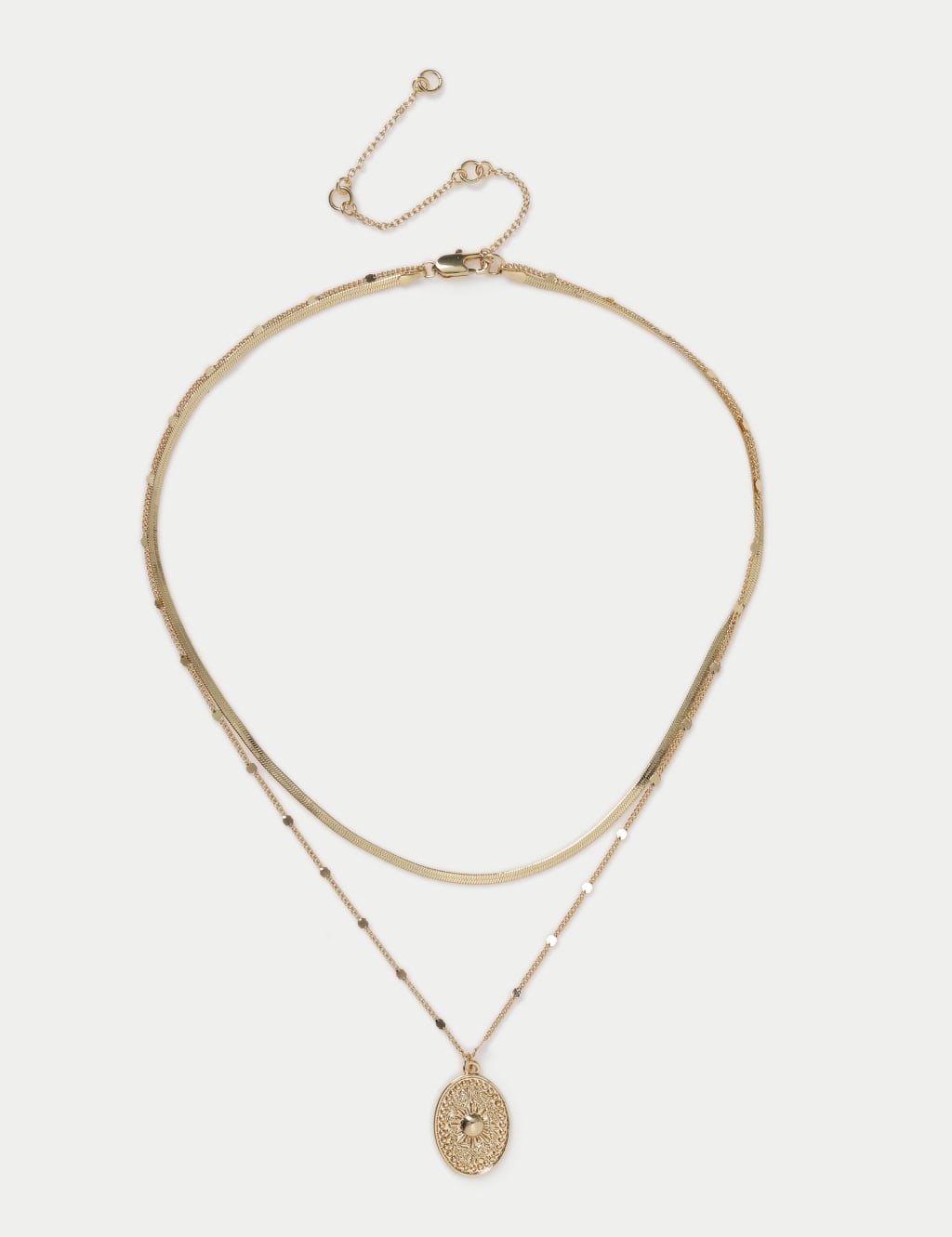 M&s gold necklace store