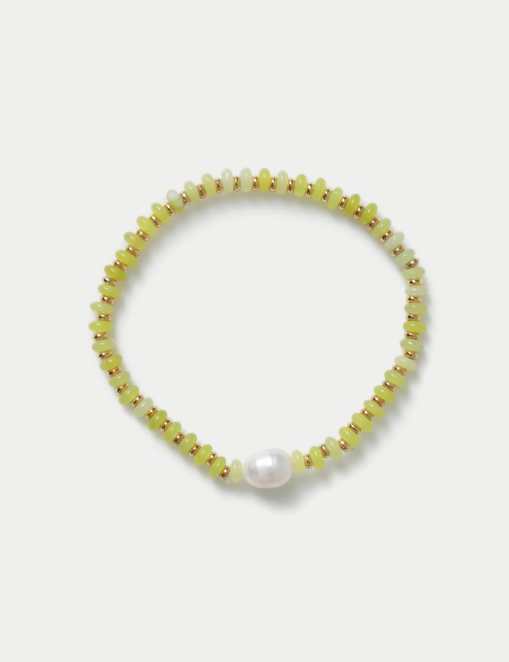 14ct Gold Plated Semi Precious Stretch Wristwear 2 of 2