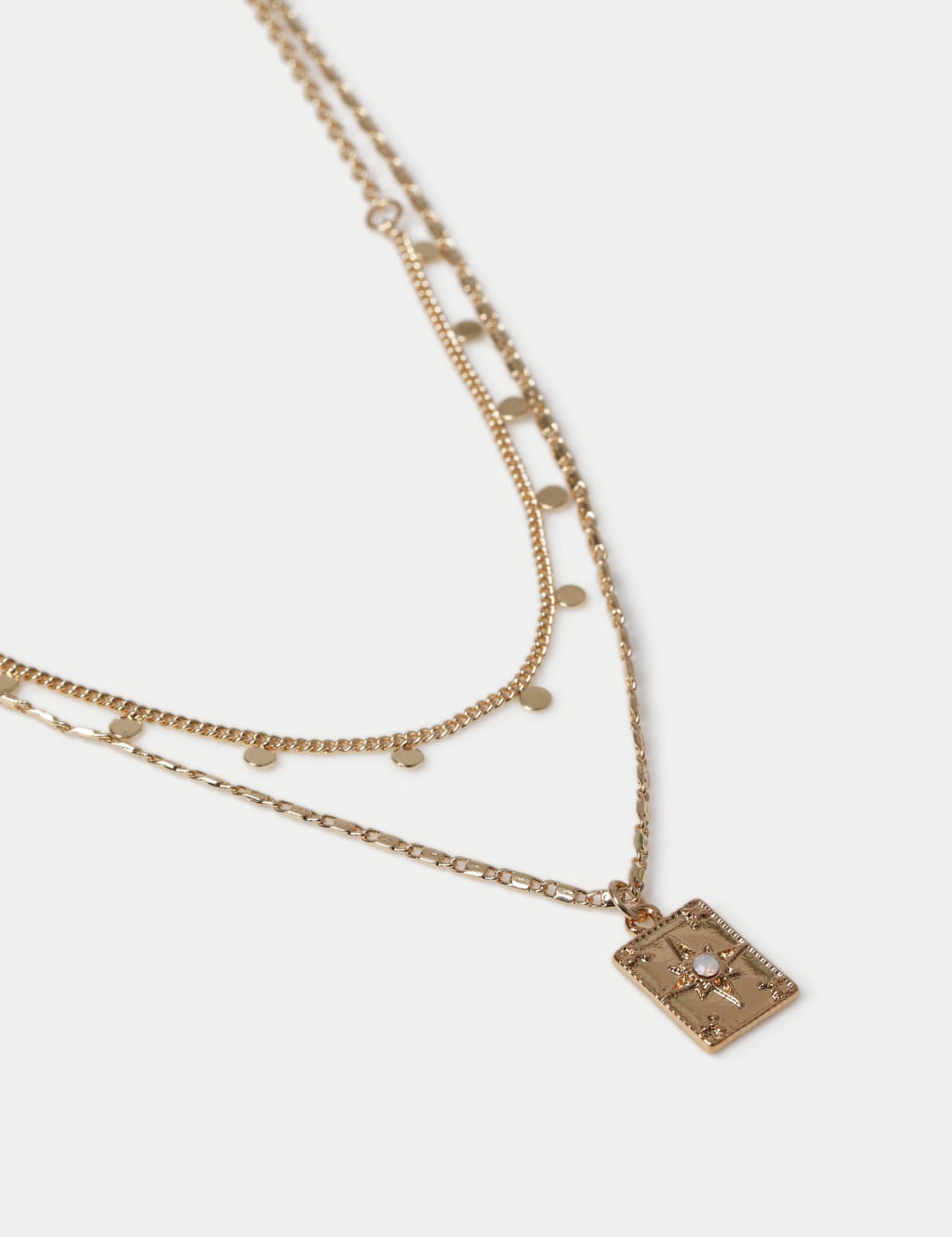 Multi Row Charm Chain Neckwear 2 of 2