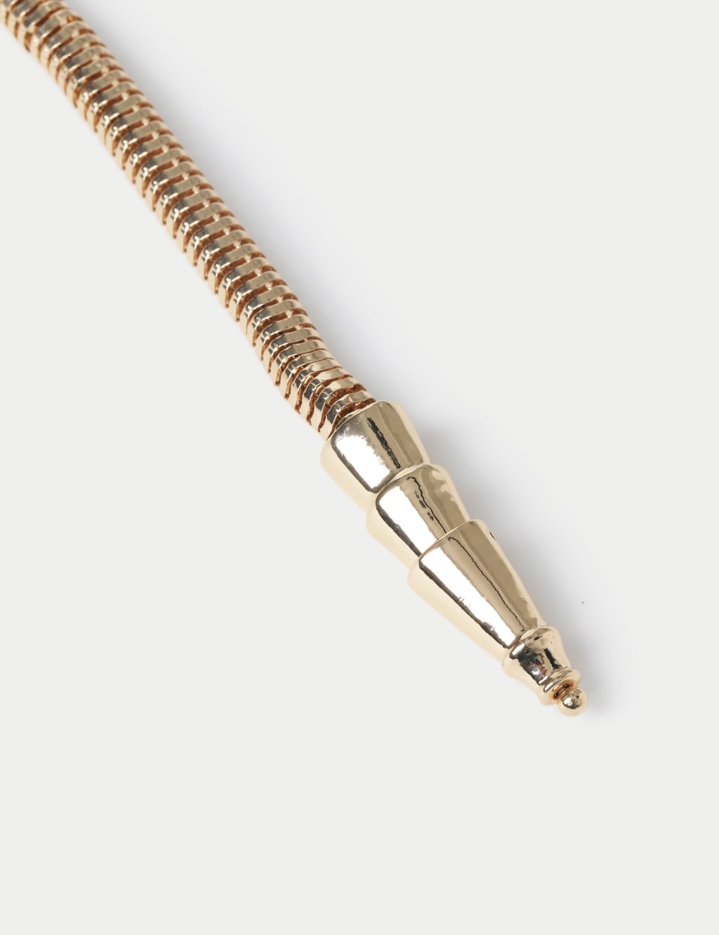 Gold Tone Snake Long Necklace 3 of 3