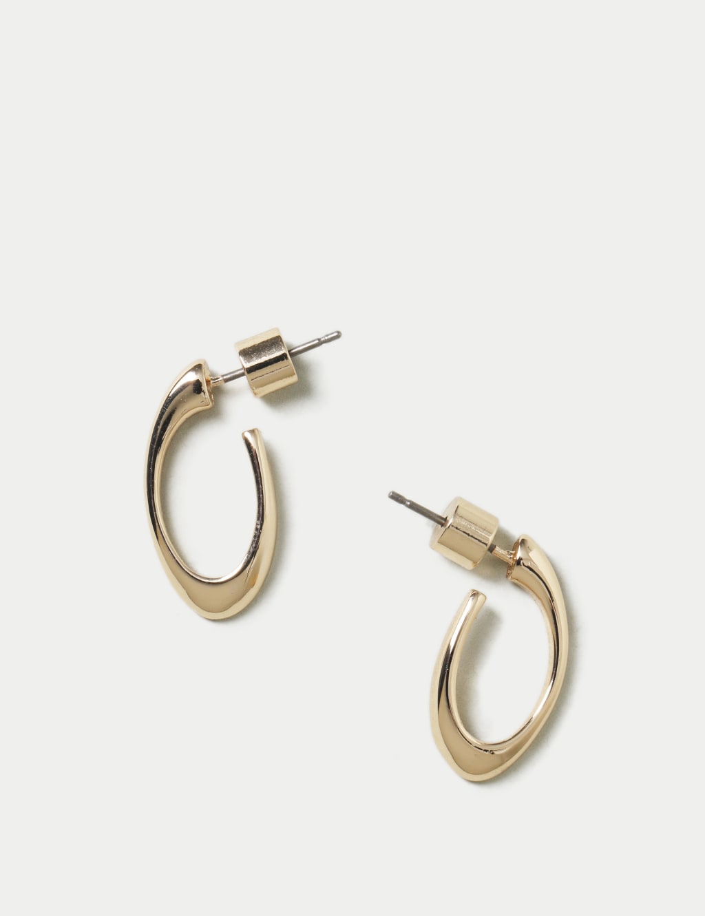 Oval Mini Hoop Earrings 1 of 3