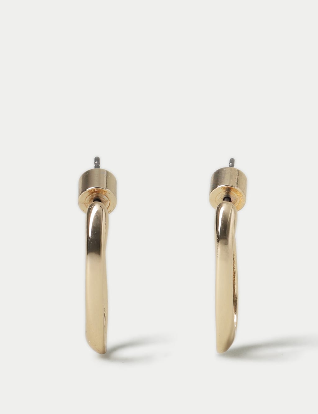Oval Mini Hoop Earrings 3 of 3