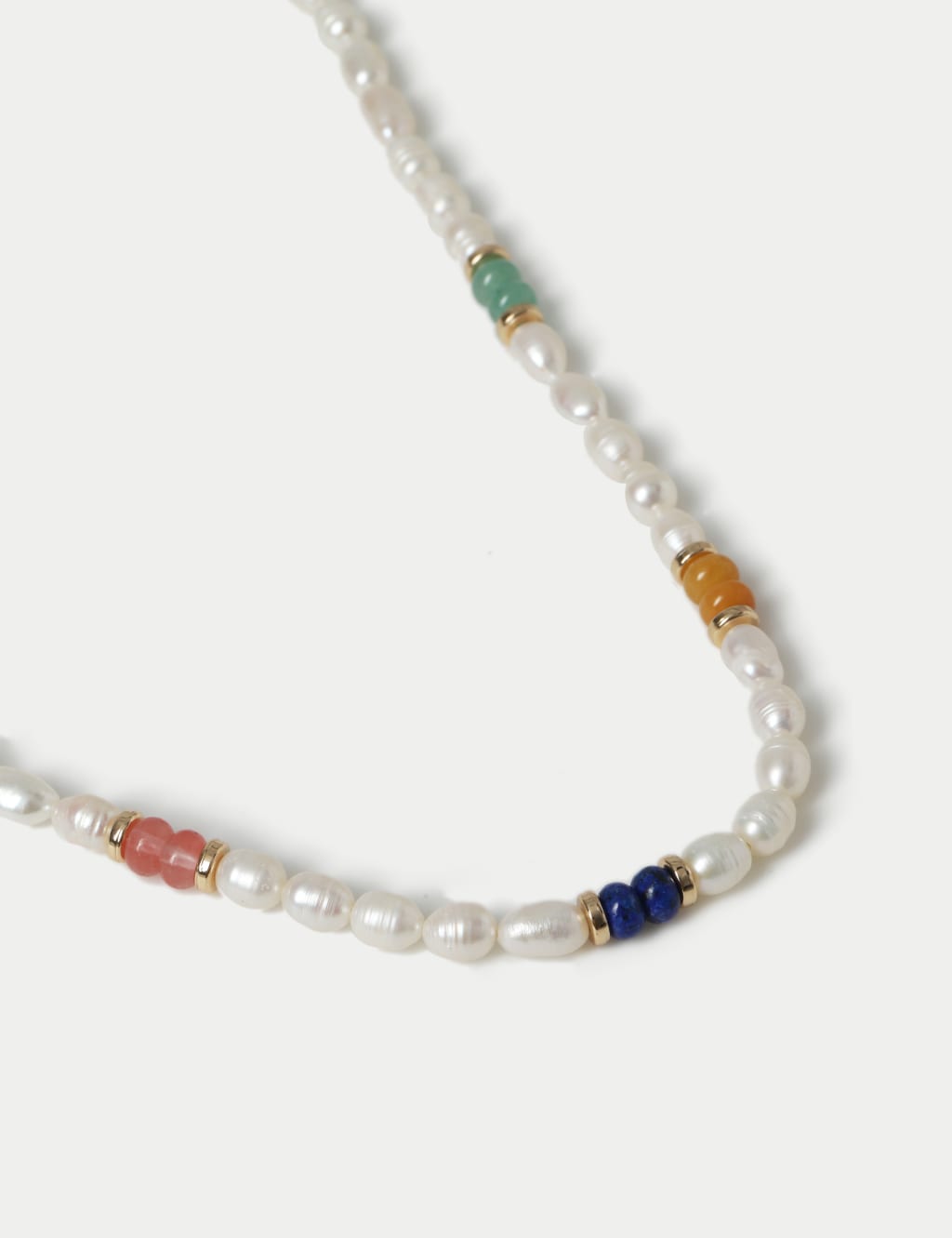 Fresh Water Multi Pearl Beaded Necklace 2 of 2