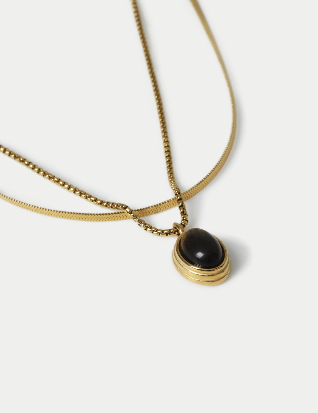 Natural Stone Layering Necklace 2 of 2