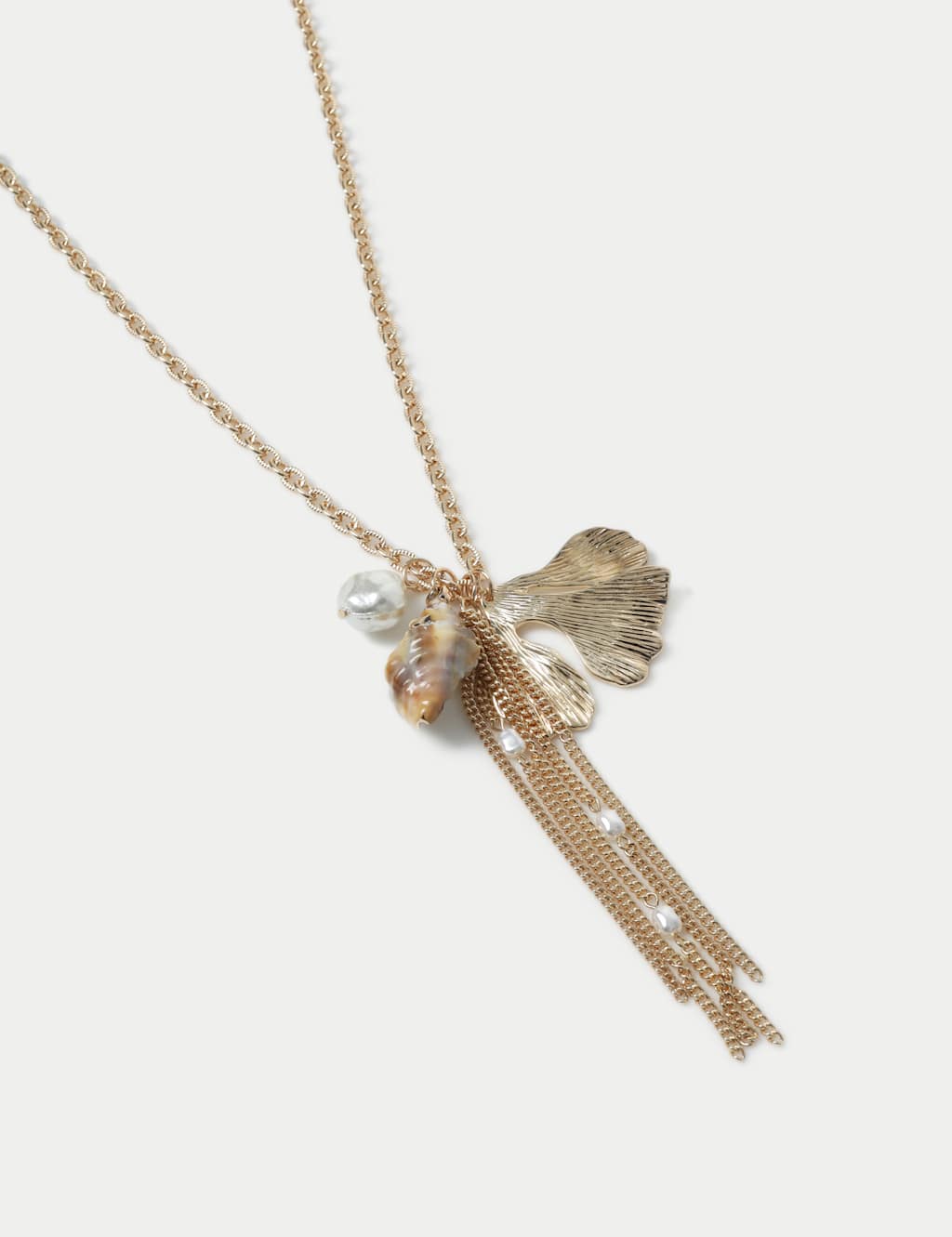 Pearl Sealife Charm Pendant Necklace 2 of 2