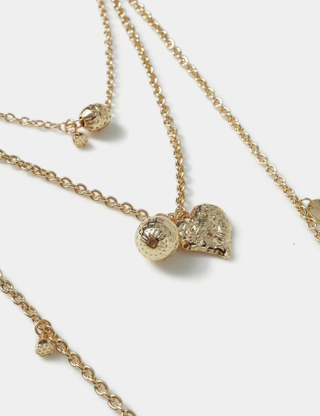 Sphere Multi Row Long Necklace 2 of 3