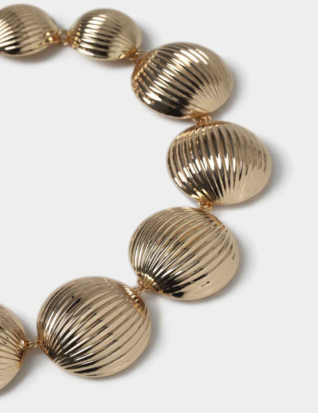 Ridge Texture Sphere Necklace 2 of 2