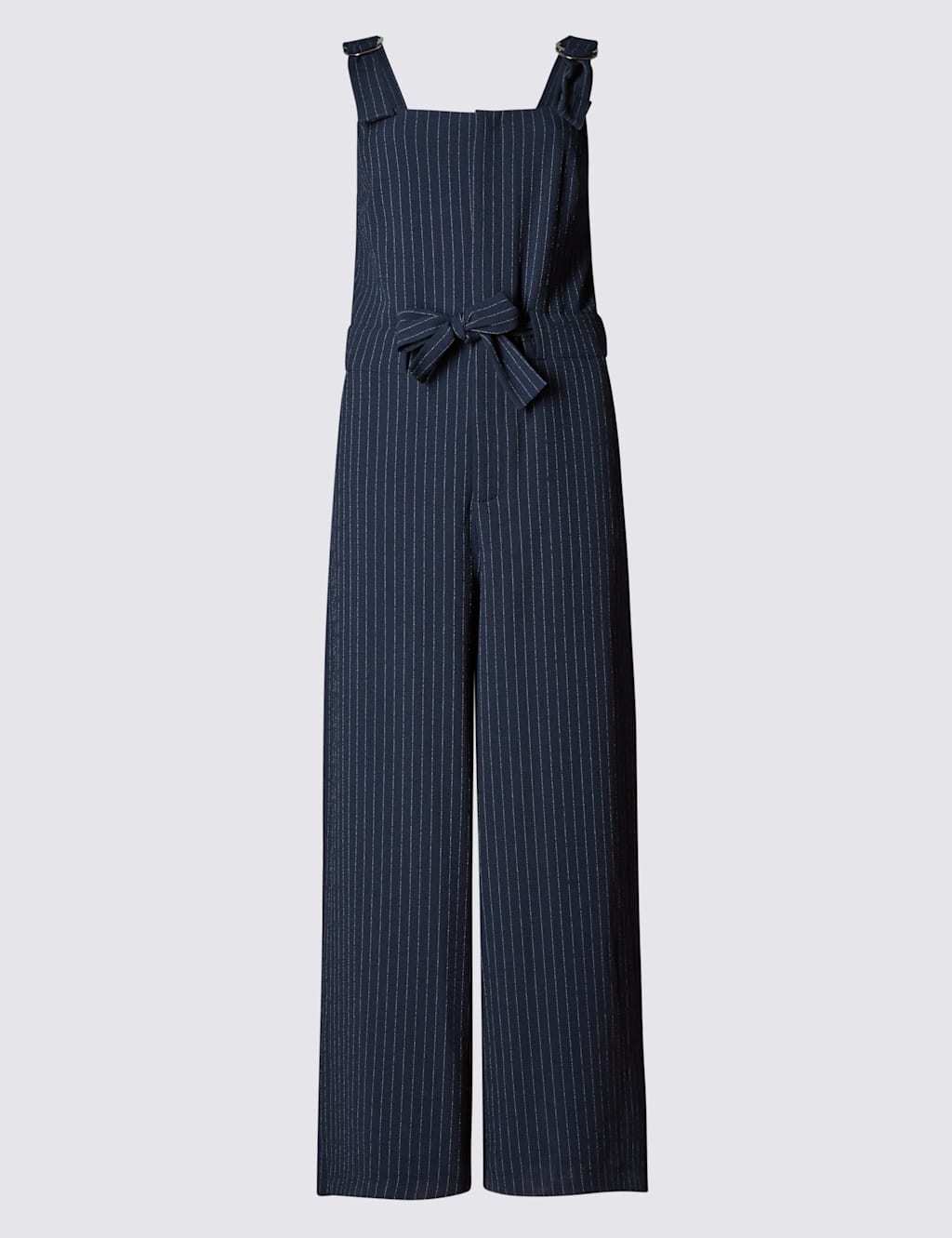 Pinstriped Jumpsuit 2 of 3