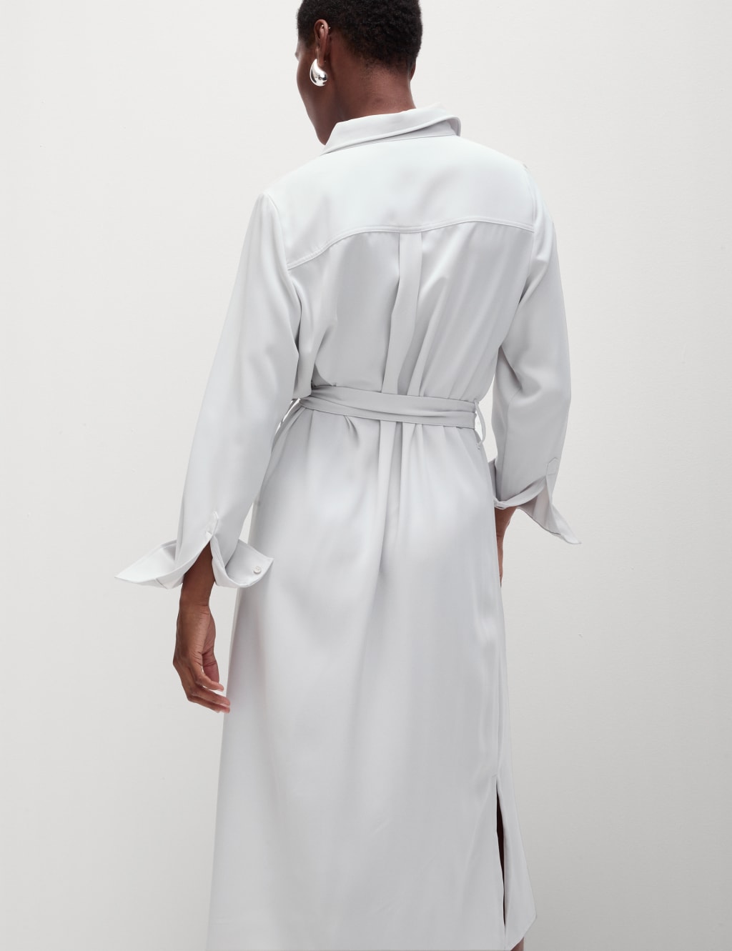 Midi Utility Shirt Dress