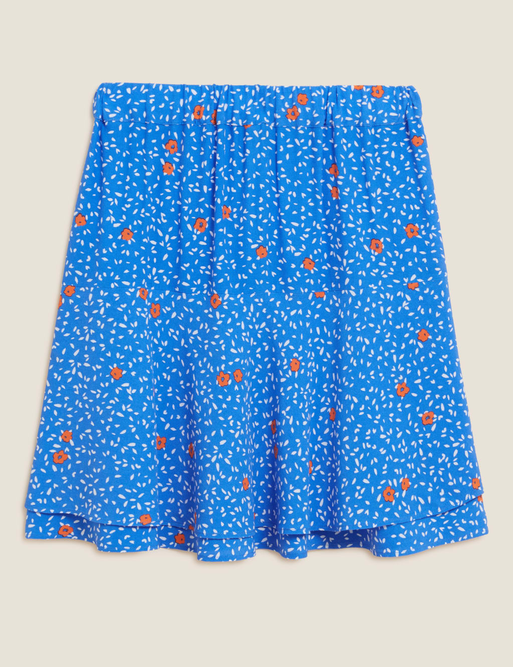 Floral Mini Tiered Skirt 2 of 4