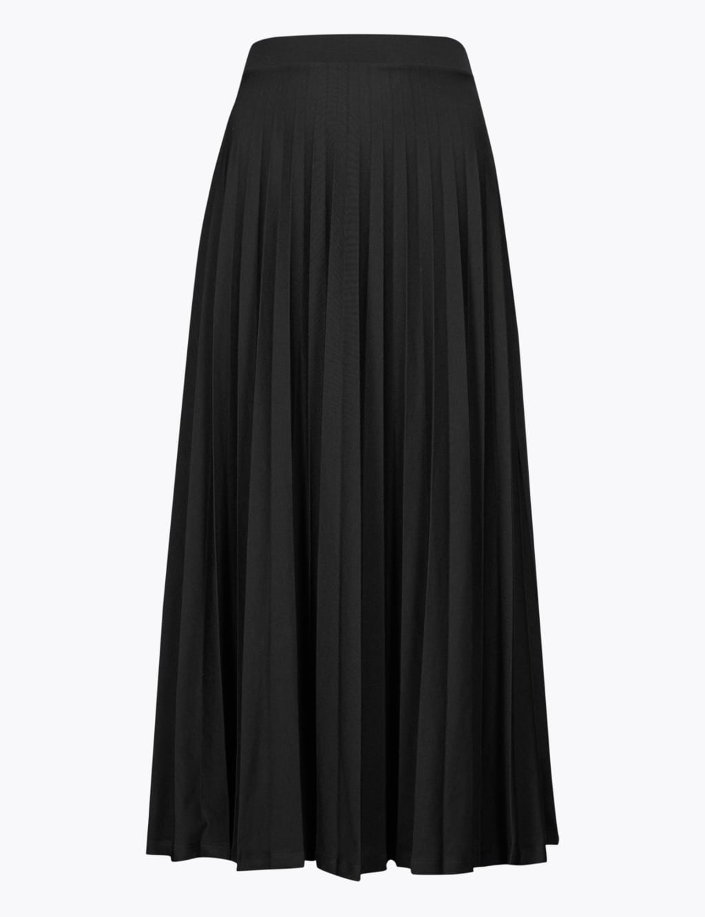 M&s black pleated midi skirt best sale