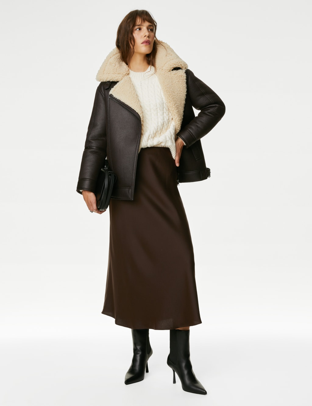 Satin Midaxi Slip Skirt 1 of 5