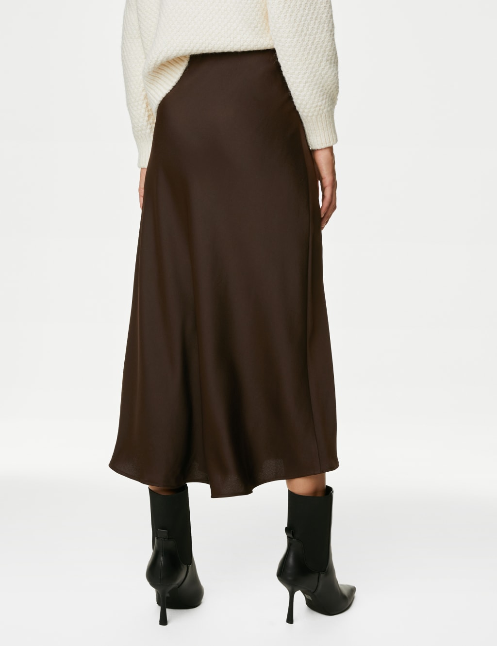 Satin Midaxi Slip Skirt 4 of 5