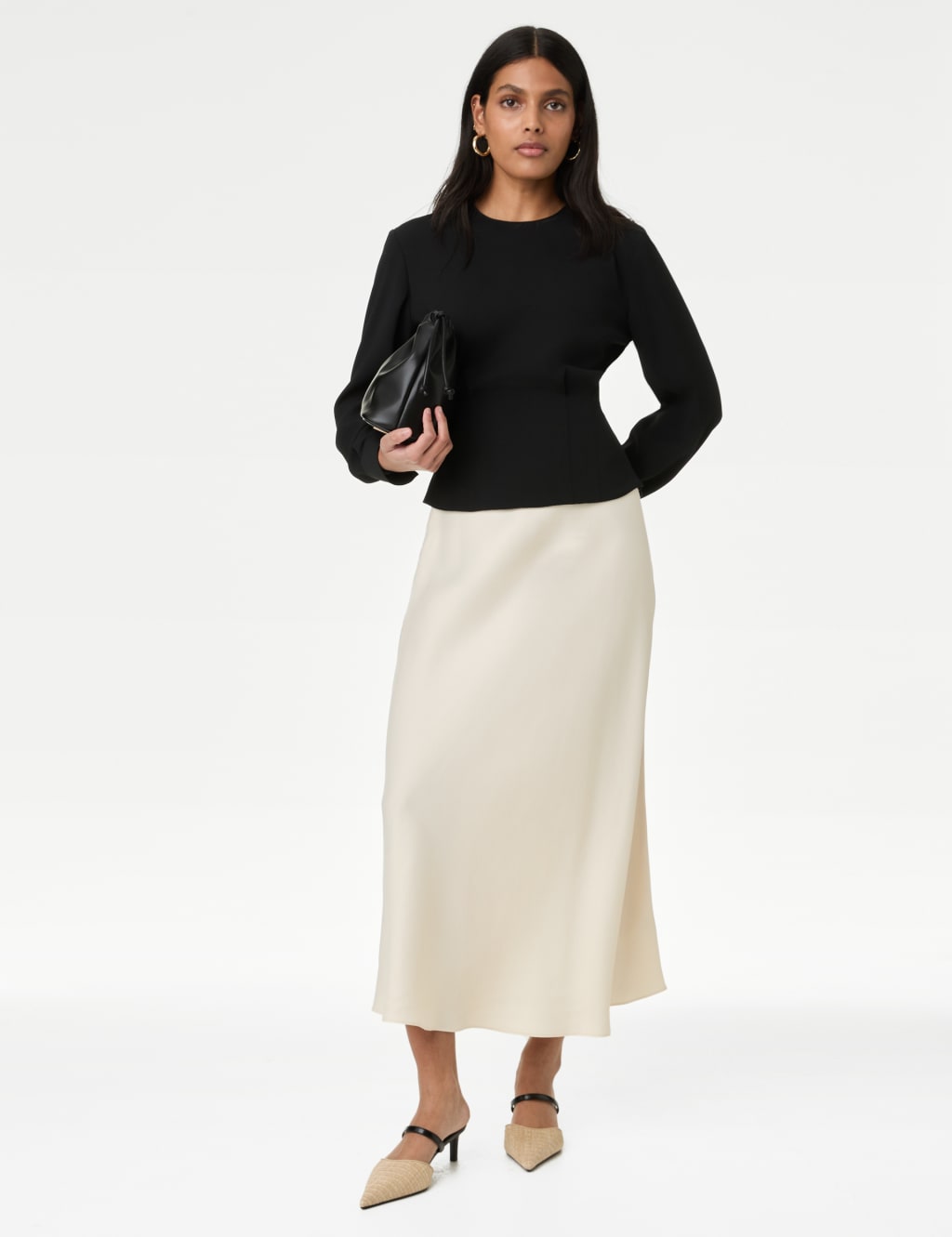 Lyocell blend wrap mini skirt store