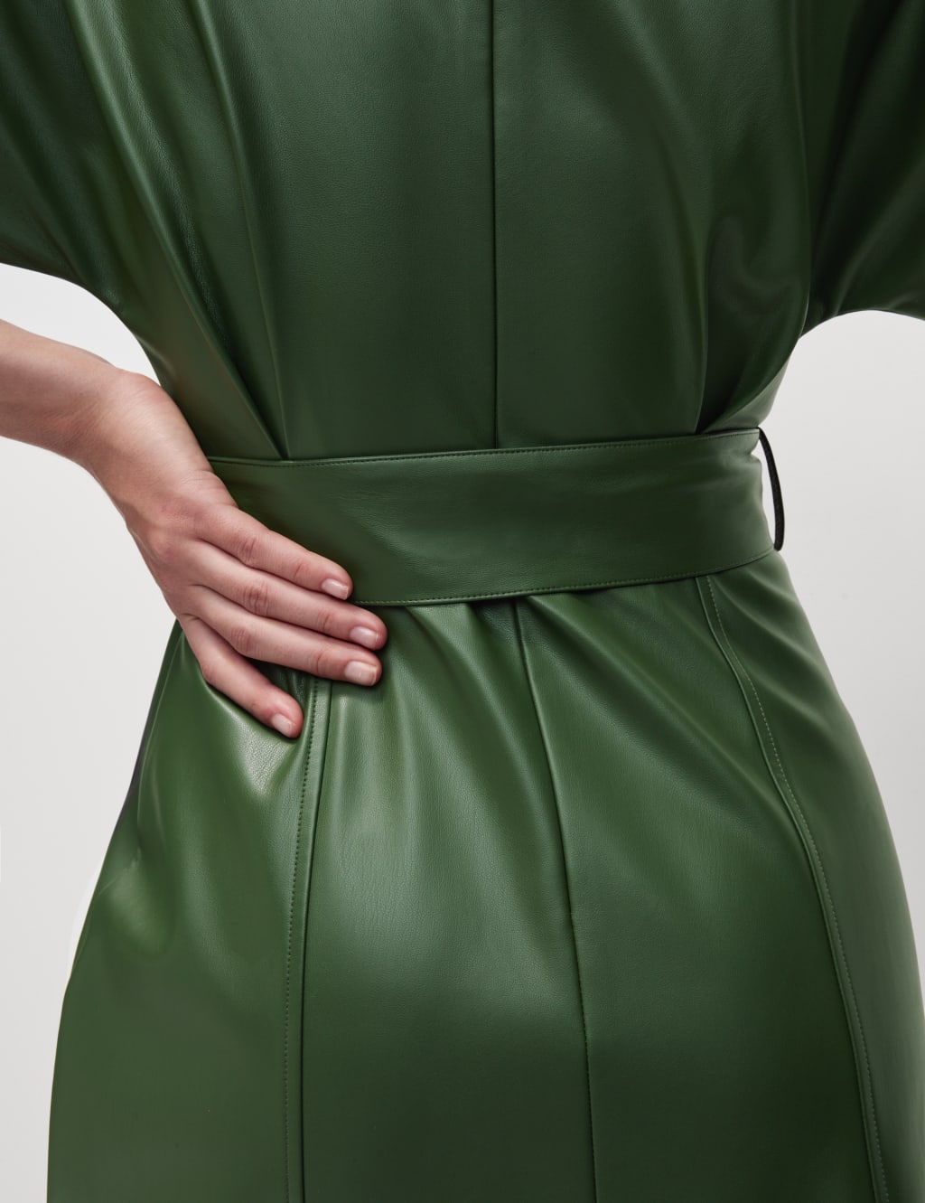 Marks and spencer leather dress 2025