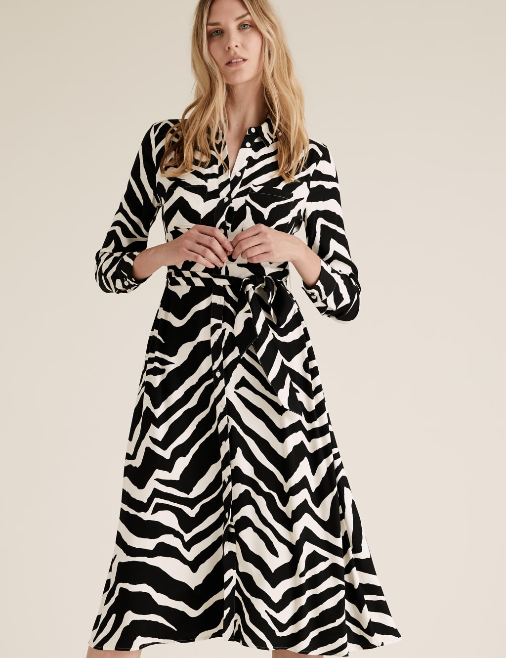 Womens zebra print dress hot sale