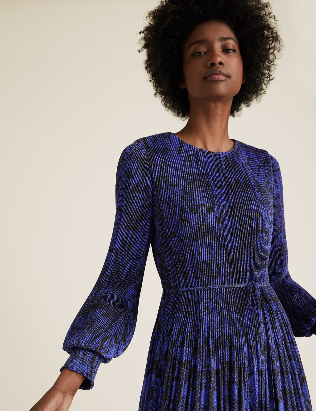 Leopard print plisse dress outlet