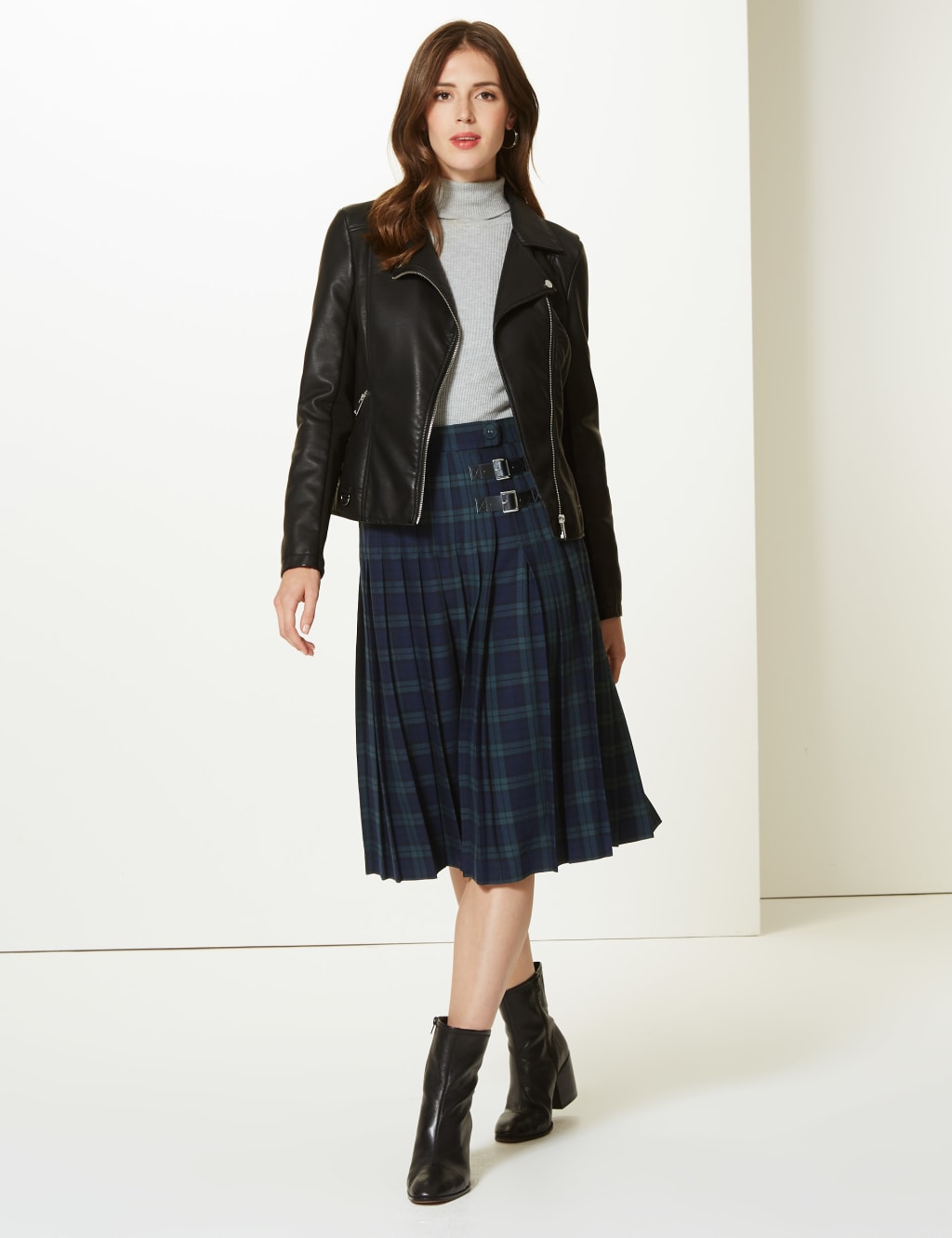 Tartan skirt m&s hot sale