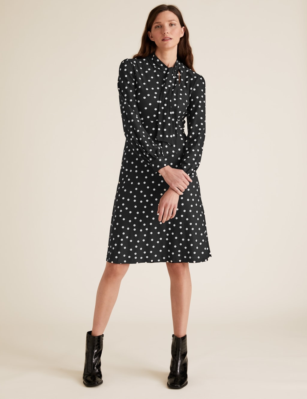 Polka dot dress m&s on sale