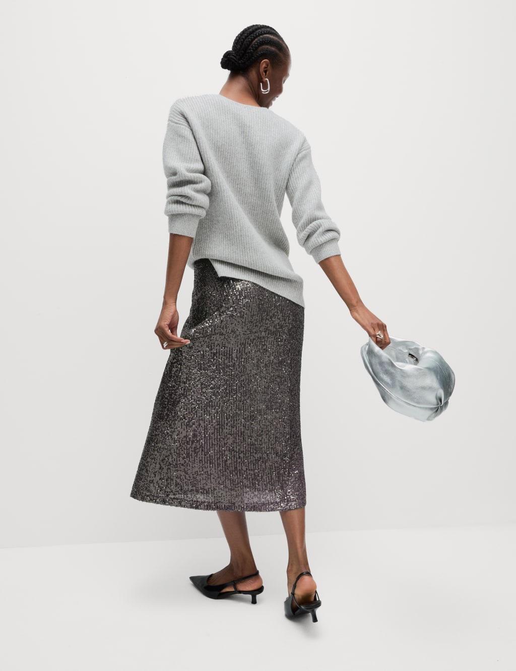 Glitter skirt m&s cheap