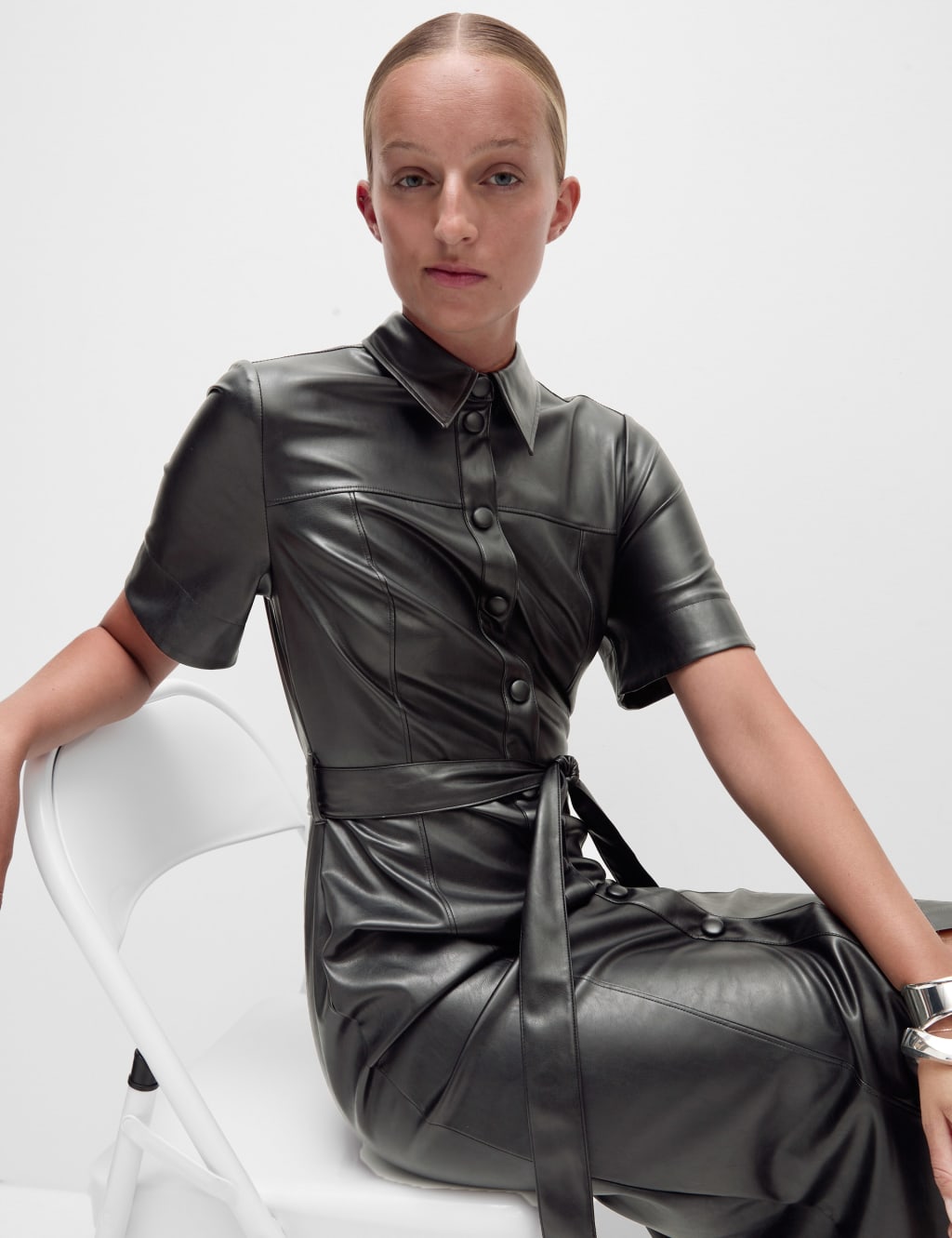 Faux leather clothes sale