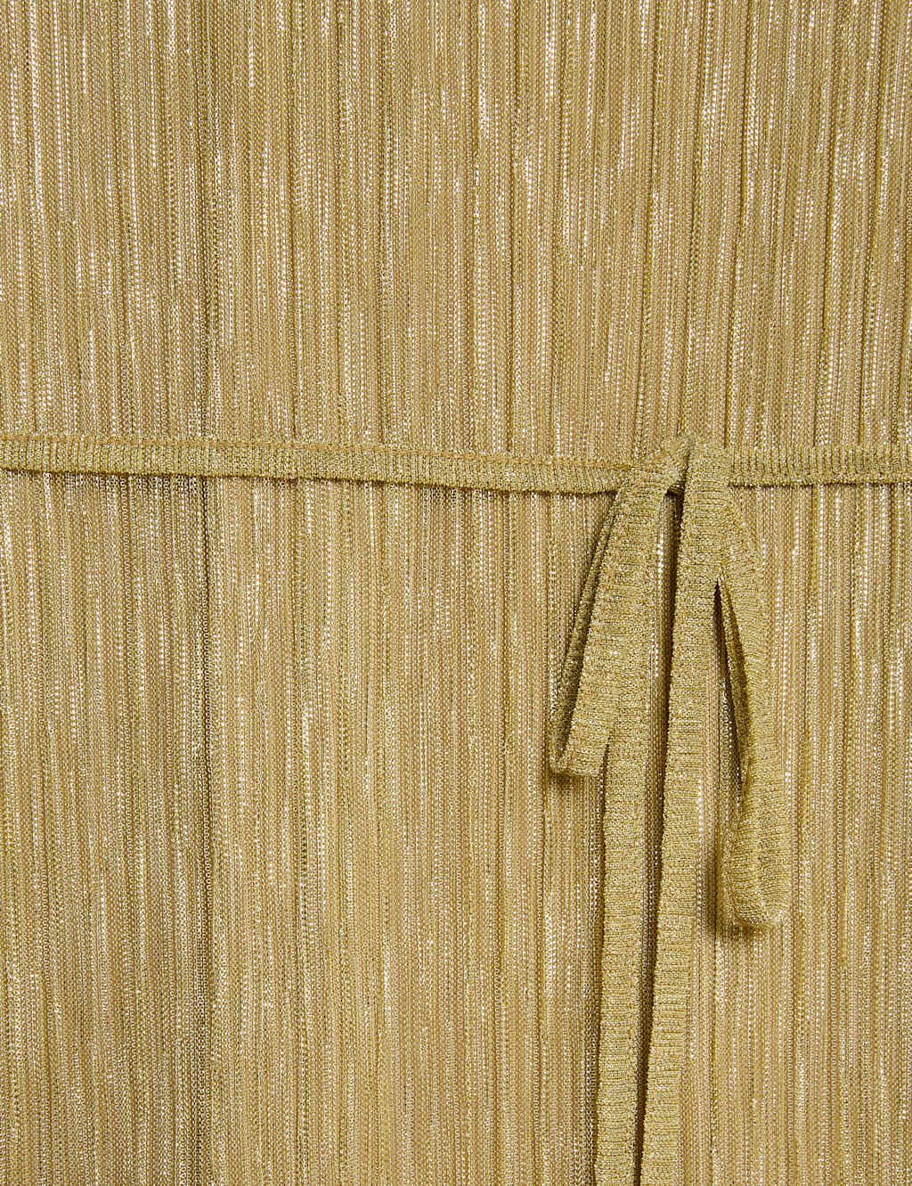 Plisse Midi Column Dress 2 of 2