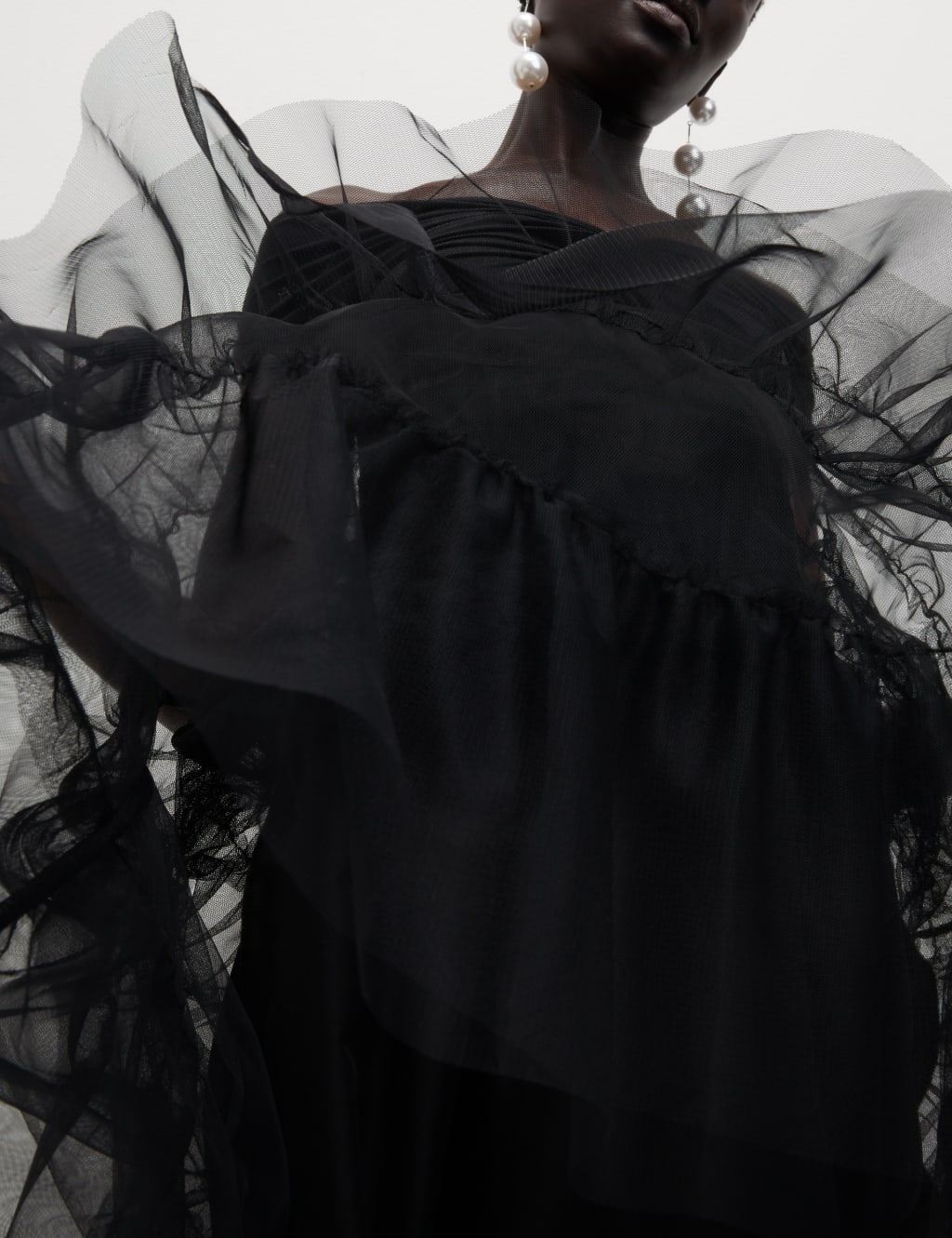 Women's tiered tulle skirt cheap