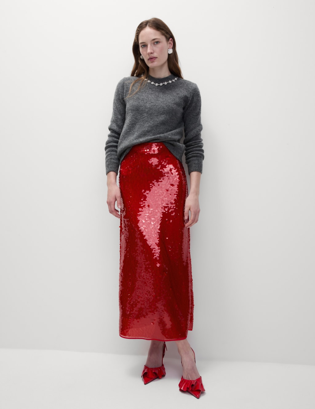 Glitter skirt m&s cheap