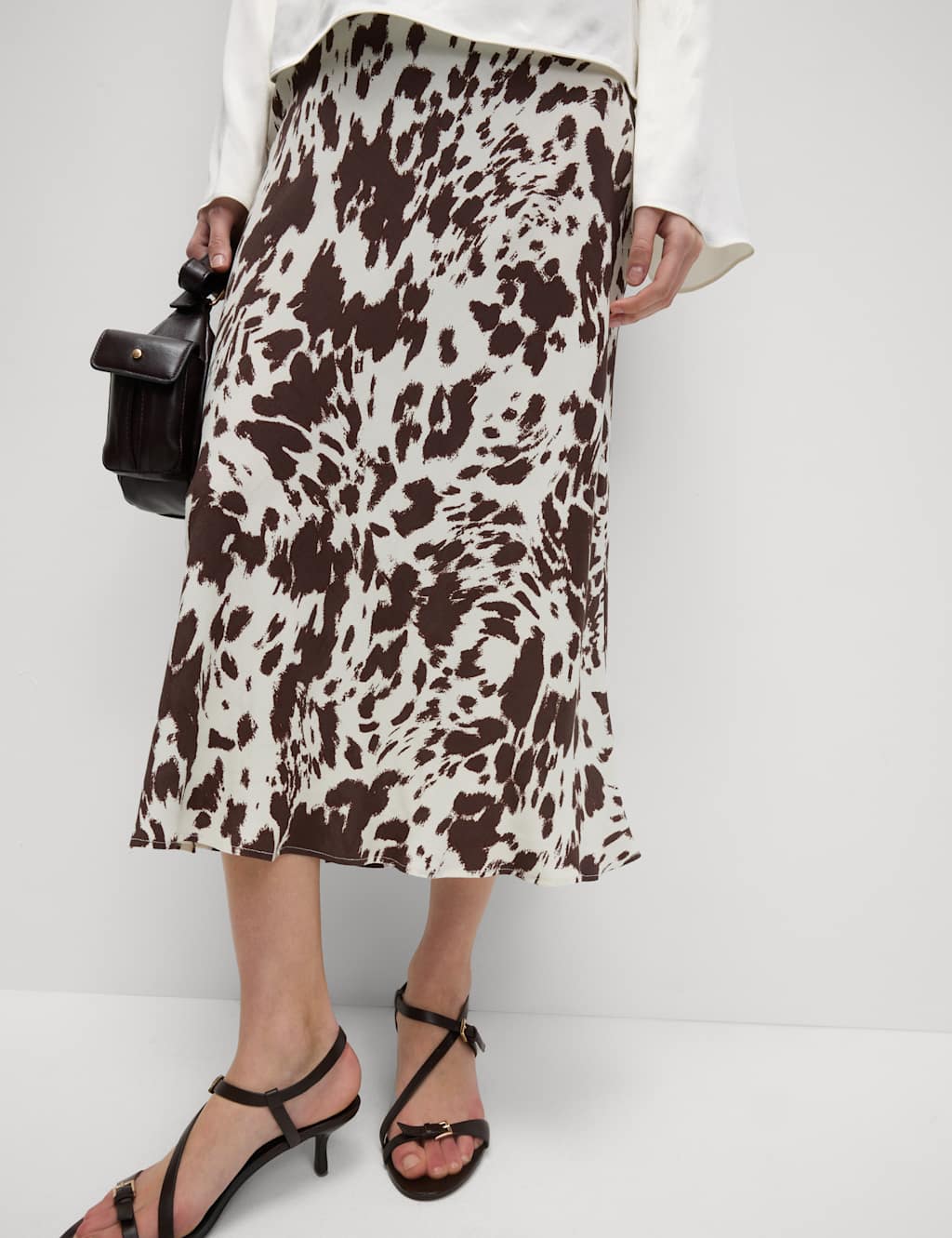 Animal Print Midaxi Slip Skirt 5 of 5