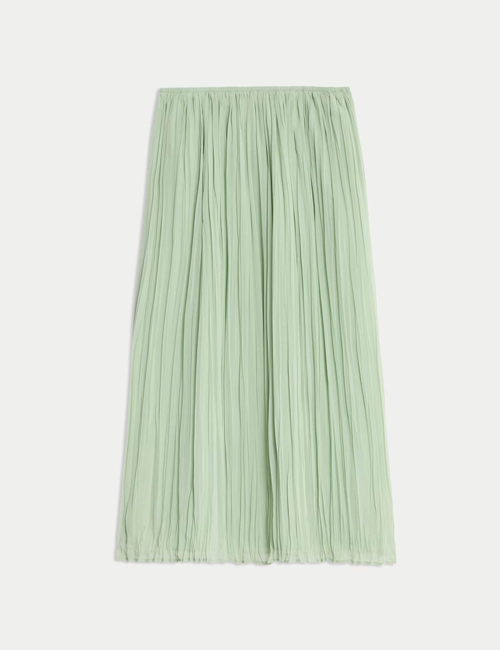 Crinkle Midaxi Column Skirt 2 of 5