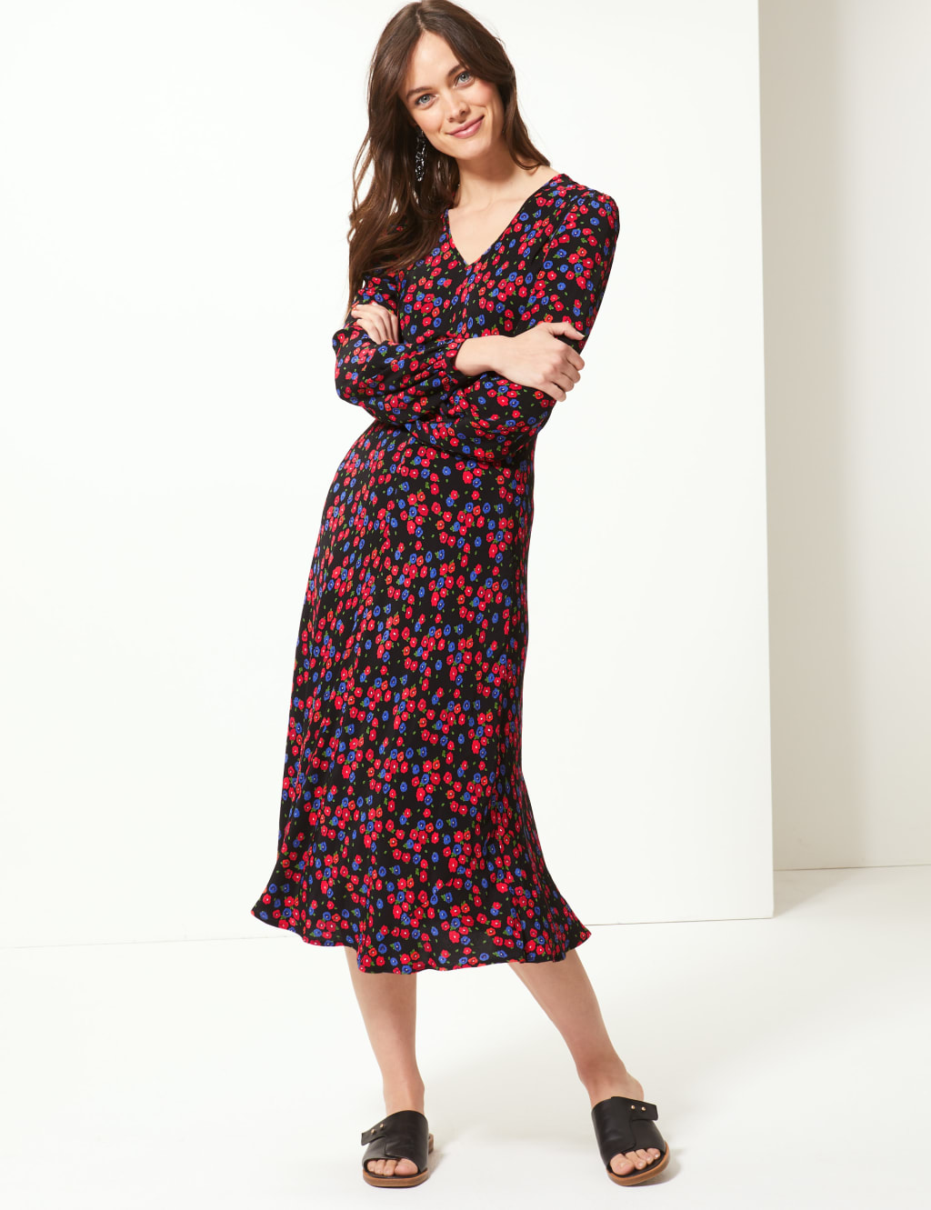 M&s fit and flare dress shop