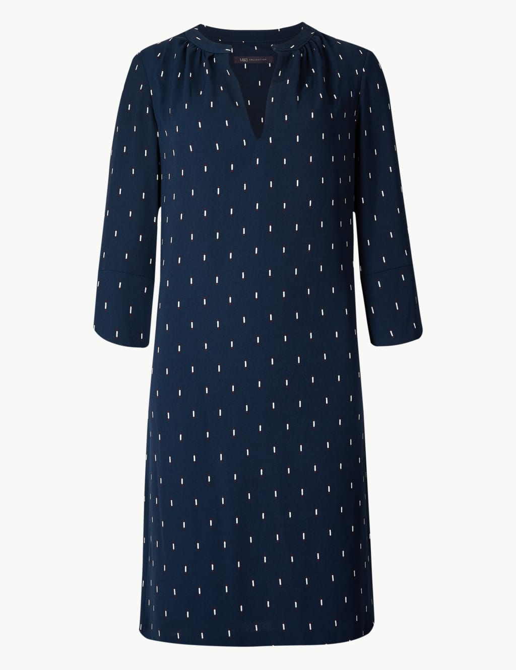 Fuller Bust Printed Shift Dress 2 of 4