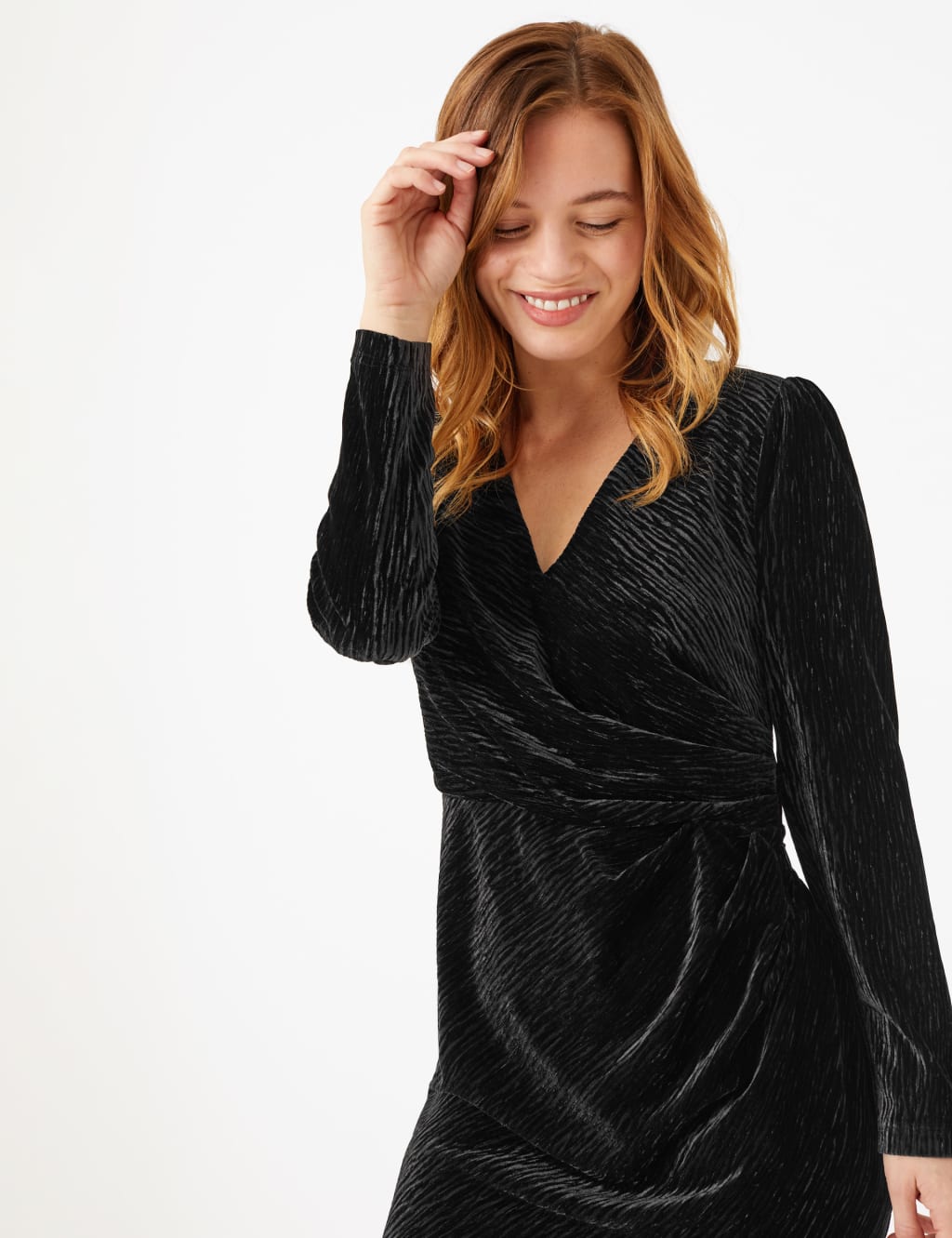 PETITE Velvet Bodycon Mini Dress 5 of 5