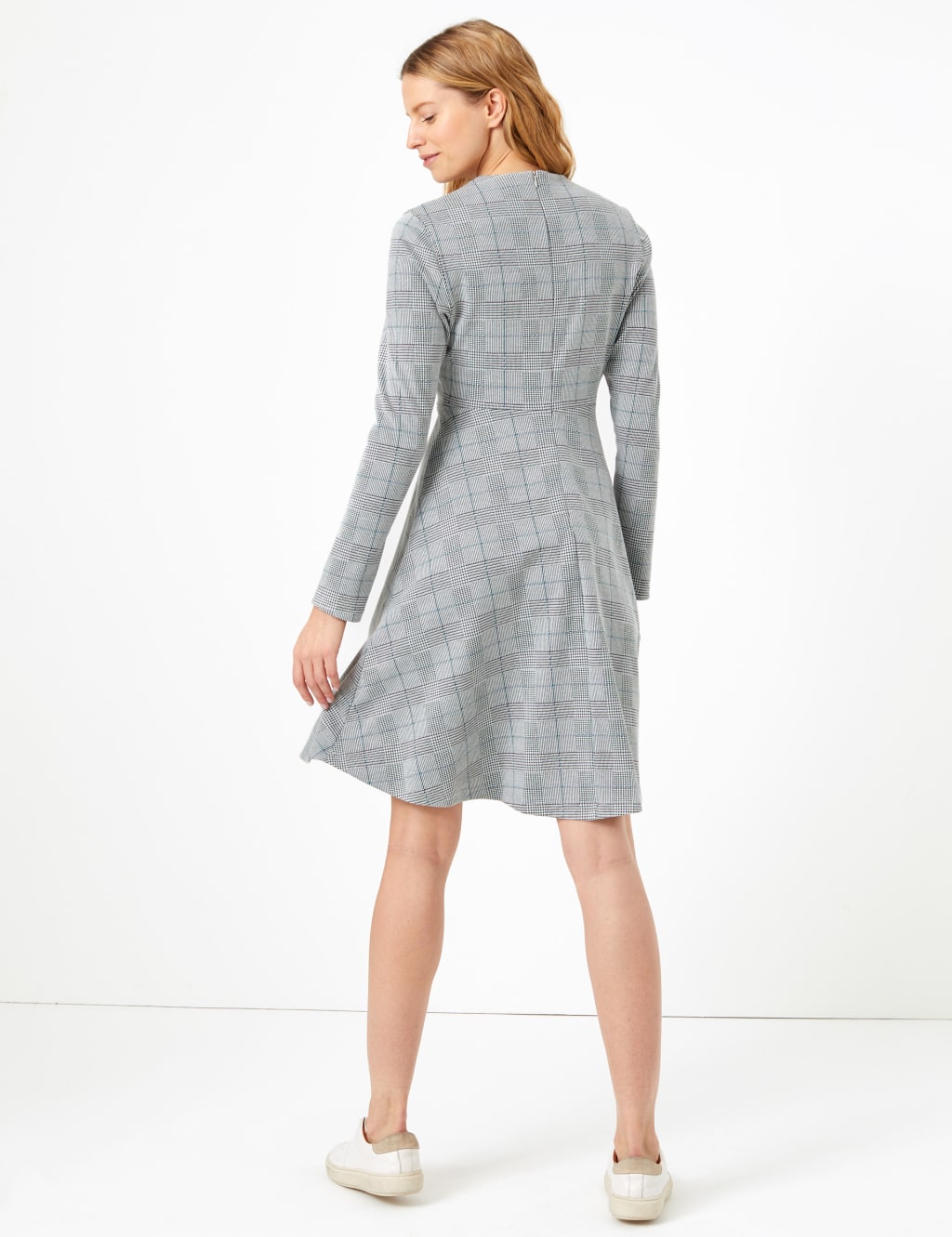 Ponte flare dress store
