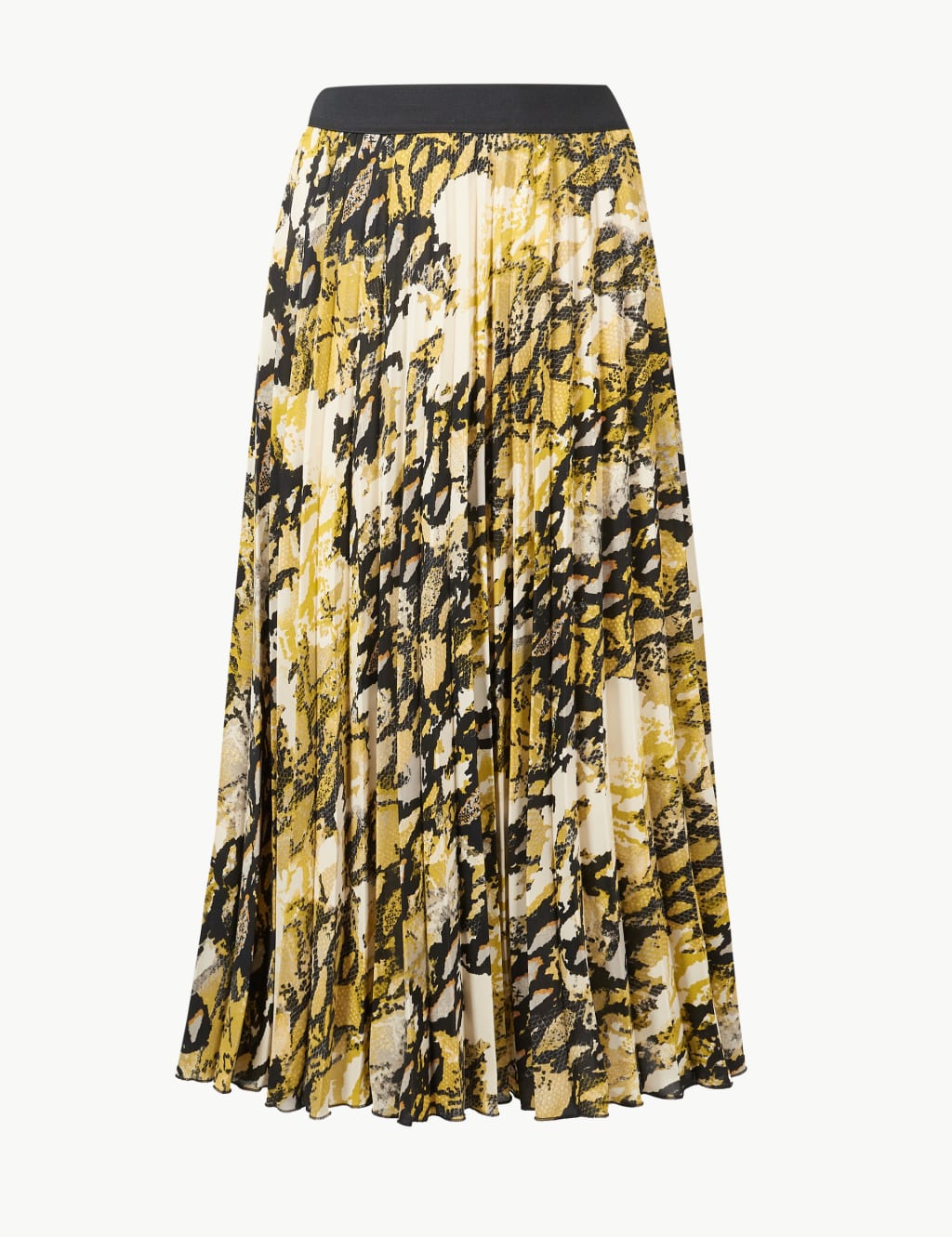 M&s collection animal print pleated midi skirt clearance