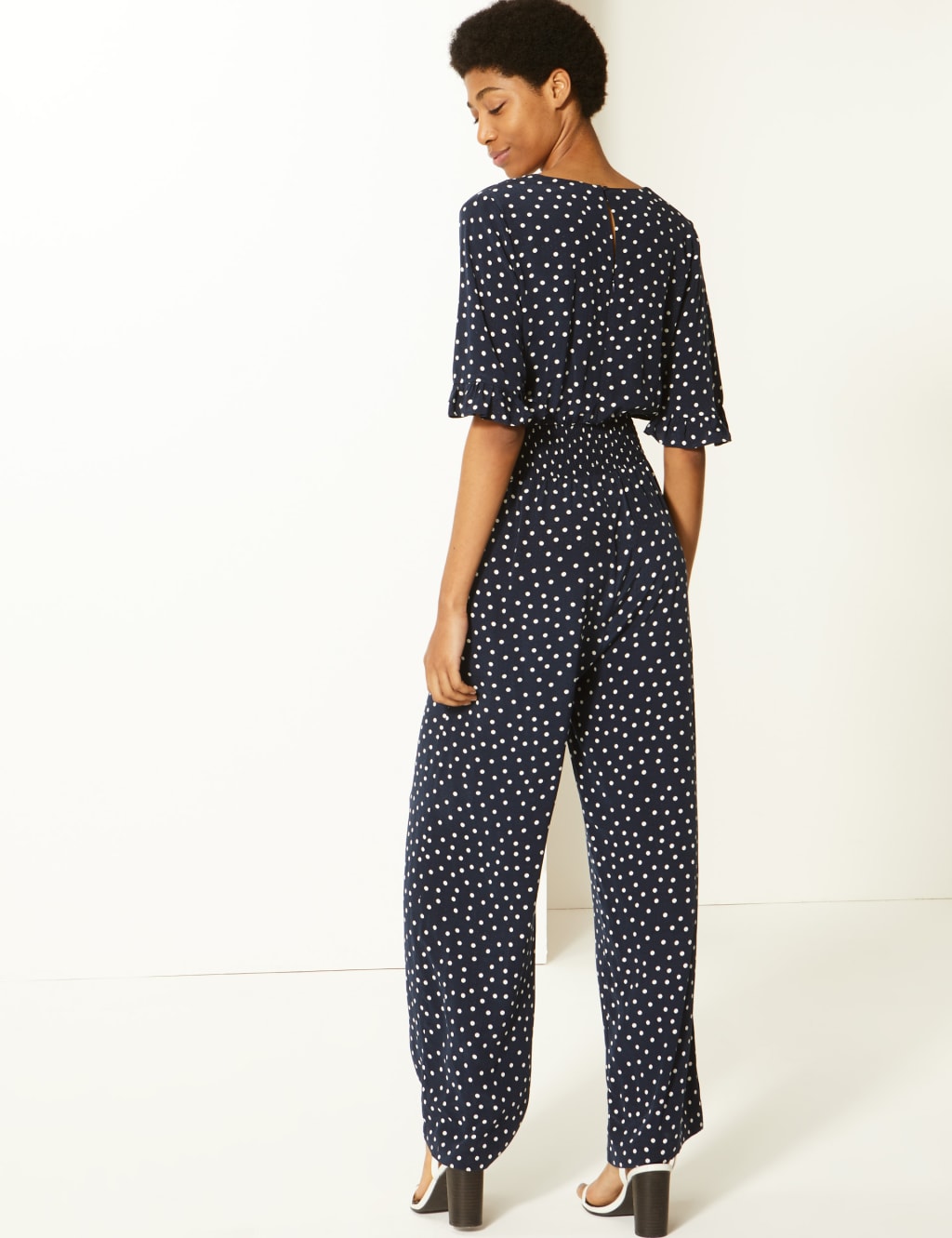Spotty jumpsuit deals
