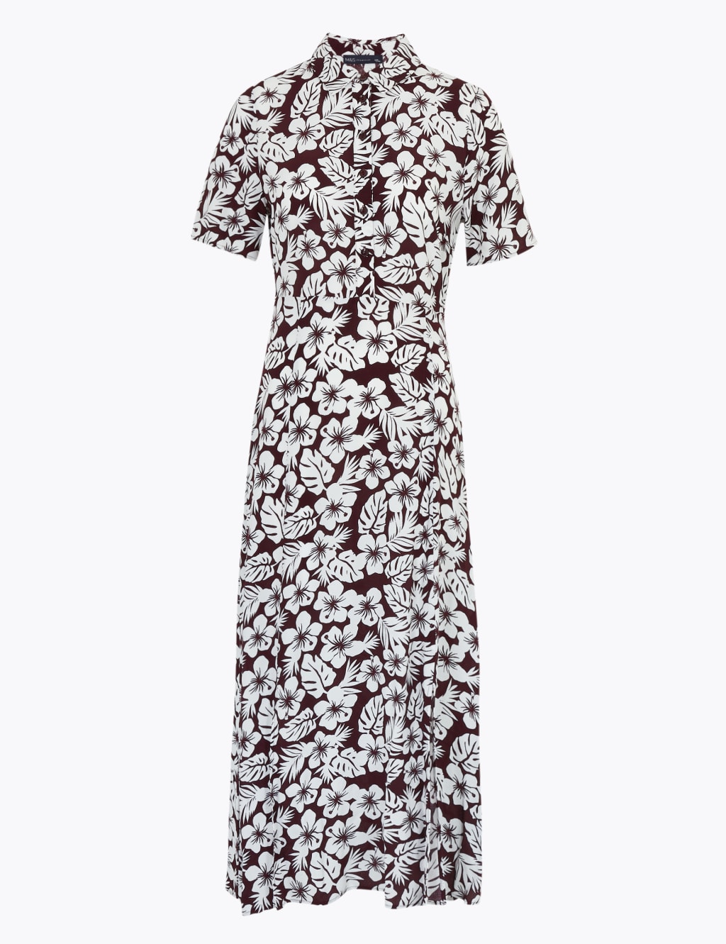 Floral Midi Shirt Dress 1 of 1