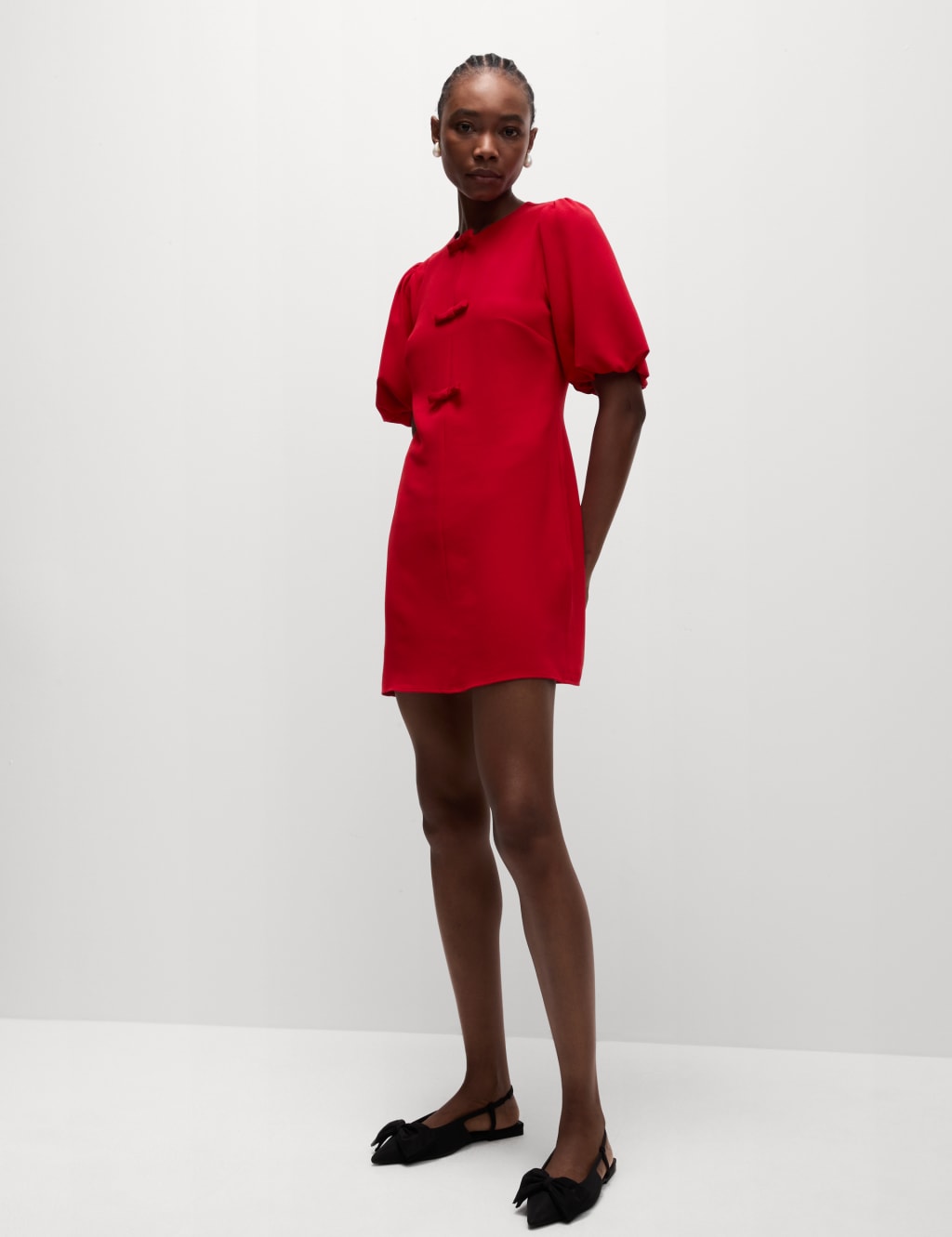 M and s red dress outlet