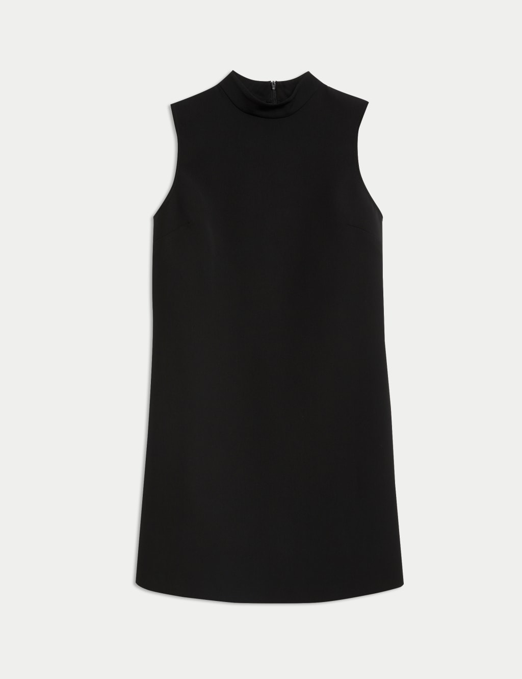 High Neck Mini Shift Dress 2 of 5