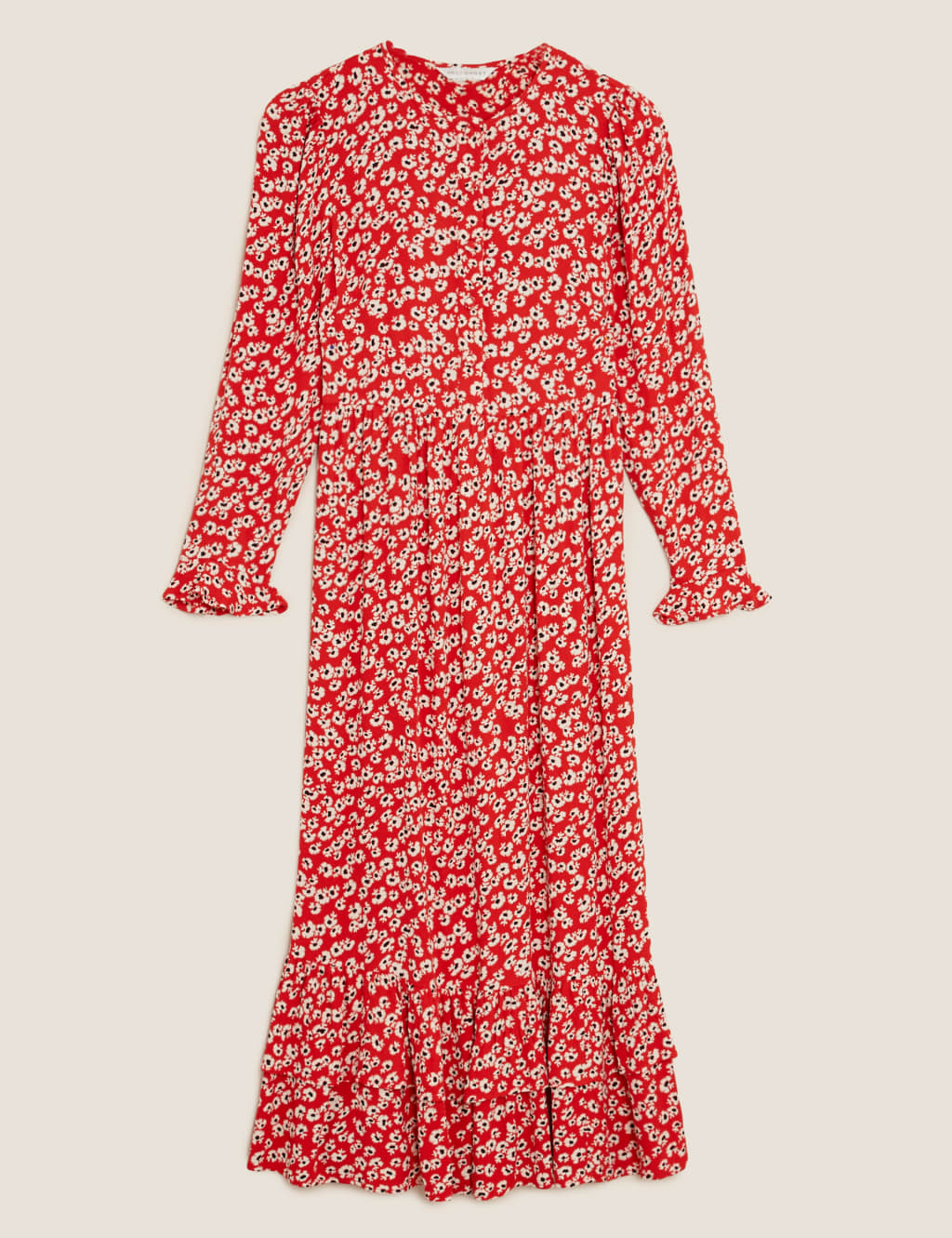 Ditsy Floral Midaxi Tiered Dress 2 of 7