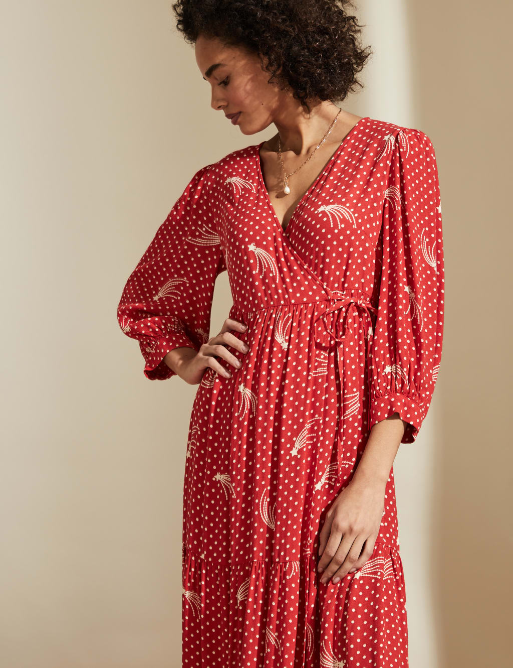 M&s star print dress shop